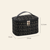 Fashion Cosmetic Bag Large Capacity Portable Handbag Woven Cosmetics Makeup Brush Storage Household Travel Wash Bag