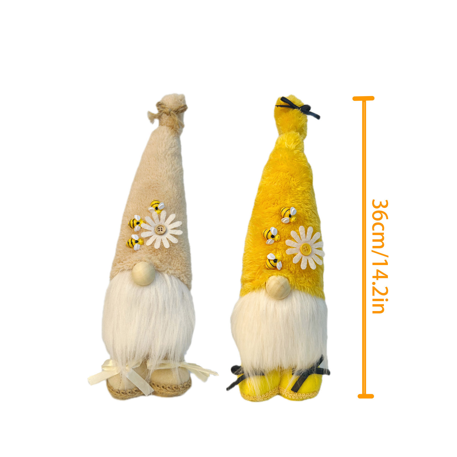 Bee Festival Standing Posture Faceless Doll Decoration Cute Dwarf Rudolf Faceless Old Man