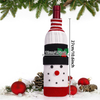 Christmas Decorations, Santa Claus Snowman Wine Bottle Covers, Champagne And Red Wine Bottle Covers,