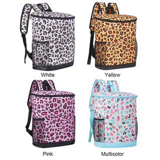 Cooler Backpack Camping Cooler Bag Waterproof Picnic Lunch Backpack Leopard Print Insulated Backpack for Beach Hiking BBQ