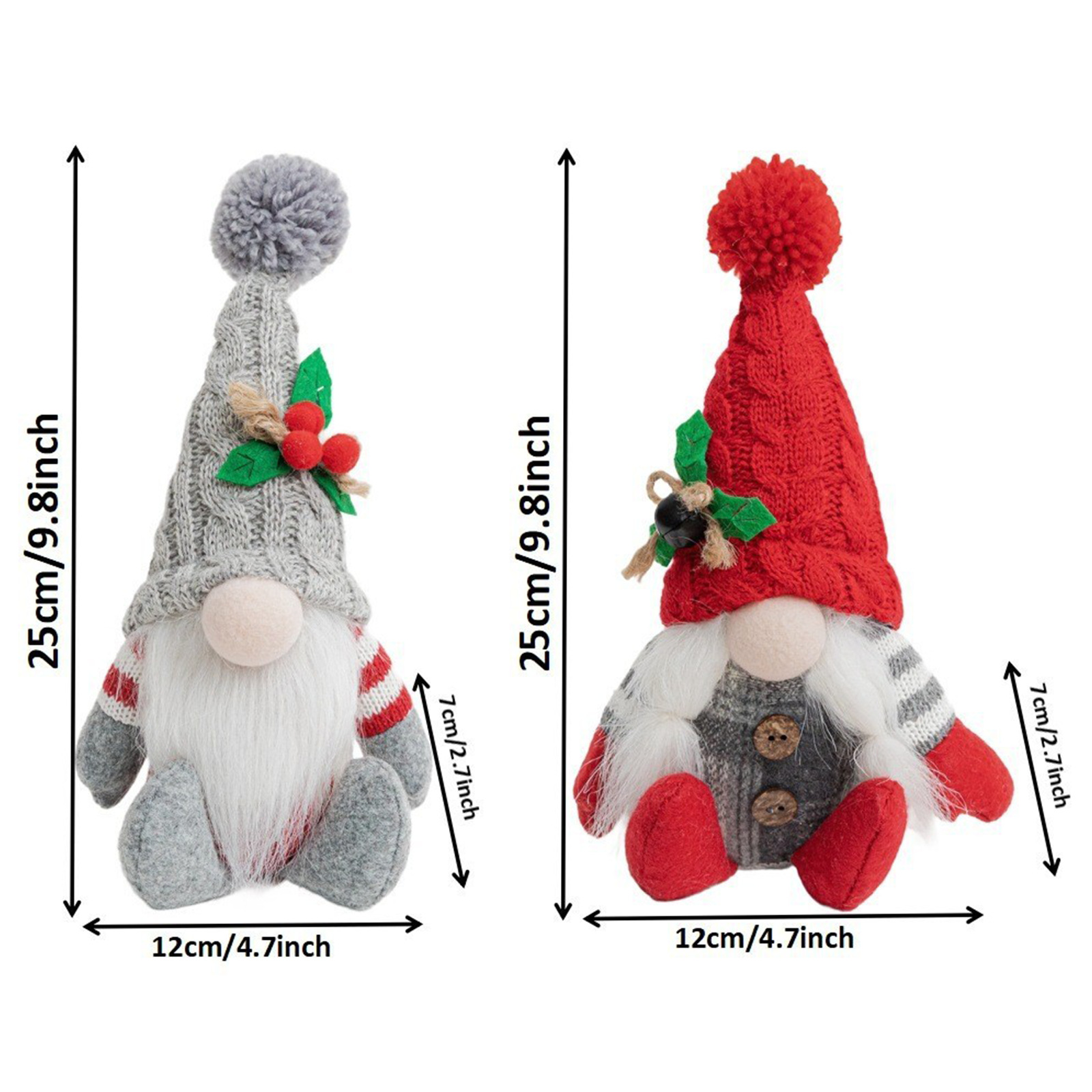  Border Faceless Elderly Dwarf Goblin Doll Decoration Scene Decoration Christmas Decoration