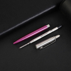 Promotion Rod Aluminum Stylus 2 In1 Metal Ballpoint Pen With Rose Gold Press Customized Printed Stylo Logo For Mobile Phone