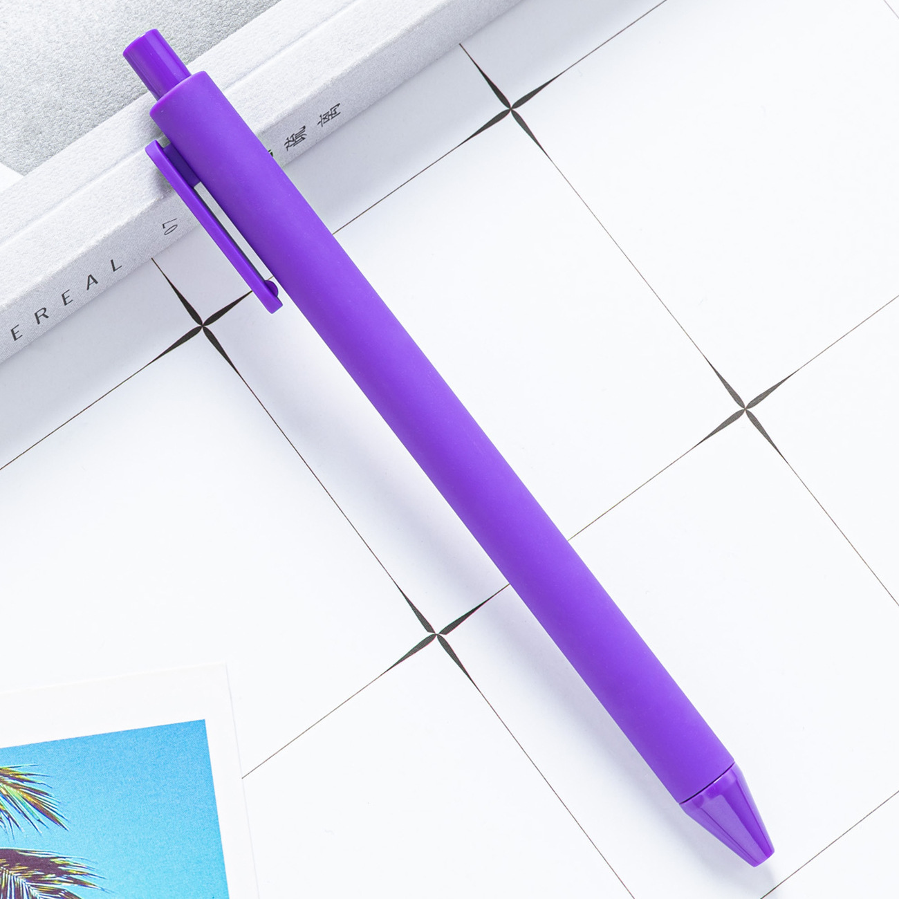Cheap Custom Plastic Office Gel Ink Pen Bullet Water-Based Needle Pen 0.5mm Black/Blue/Red Gel Pens Wholesale