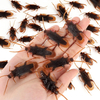 50 Pcs Fake Roaches Prank Fake Cockroaches Plastic Fake Roach Funny Trick Joke Toys Cockroach for Halloween Prank Gifts