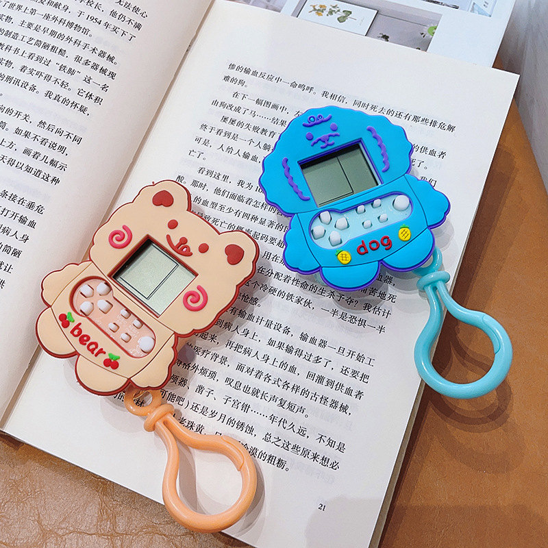 Outdoor Cartoon Game Console Casual Toy Key Ring, Cute Cartoon Bag Pendant, Game Console Key Chain For Kids Boys Girls