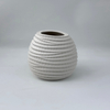 Minimalist Frosted Ceramic Vase Nordic Spiral Art, Elegant Table Centerpiece for Living Room