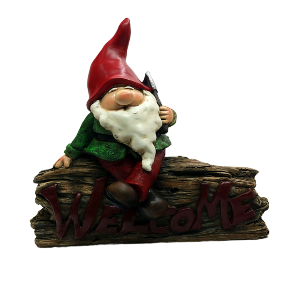 2025 Wholesale Mini Middle Finger Garden Gnome Resin Outdoor Figurines Garden Decor for Fairy Party Christmas Gnomes Decoration