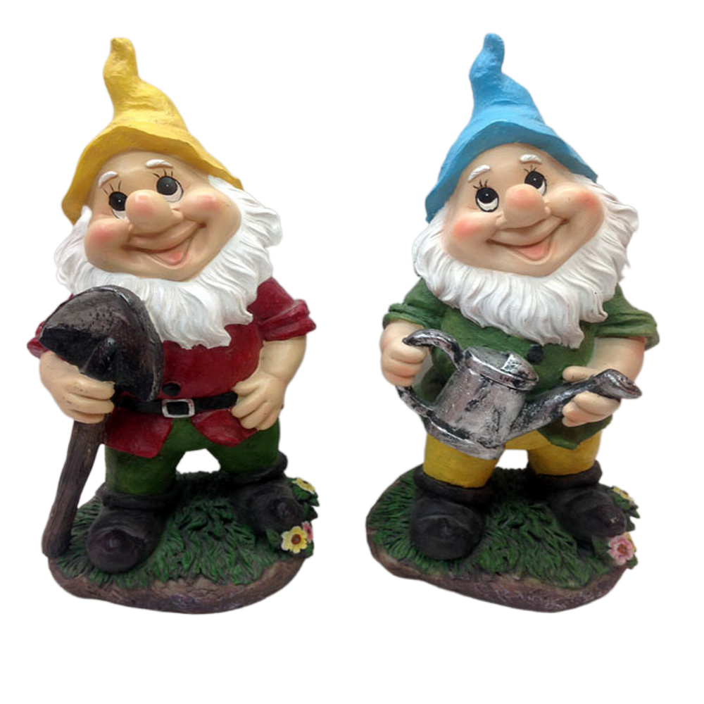  Garden Ornament Dwarf Resin Crafts Gnome Statue Old Man Christmas Gift Resin Ornament Fairy Garden Figurines Decoration