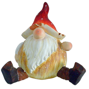 Best Selling Resin Garden Statue Dwarf Ornaments Resin Craft Gnome with Mushroom for Outdoor Or House Decoration