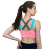 Lovely Push Up Sports Bra XL For Women Cross Straps Wireless Padded Comfy Gym Bra Yoga Underwear Active Wear Workout Fitness Top