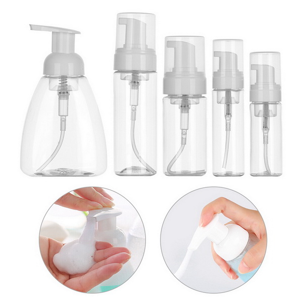 Amazon Hot Sale Stainless Steel Pump Foaming Glass Hand Soap Dispensers 
