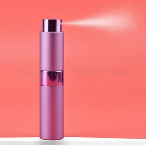 6Pcs/Lot 8 15mL Rotating Aluminum Superfine Atomizing Spray Perfume Bottle Moisturizing Cosmetics Makeup Travel Bottles