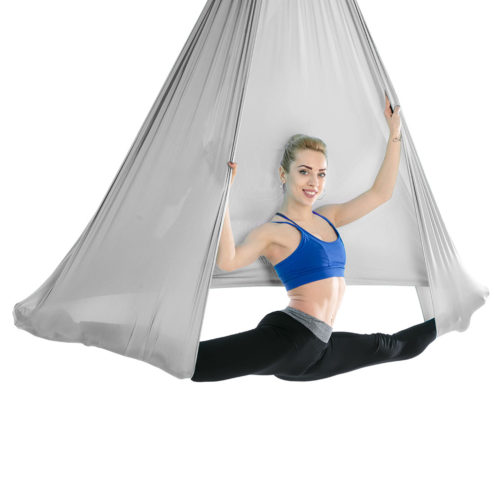 Aerial Yoga Hammock Fitness Yoga Swing Set Anti-gravity Silks/Daisy Chains /Carabiners Flying Yoga Sling Inversion Equipment