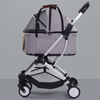 Factory Wholesale Pet Stroller And Carrier Luxury 4 Wheels Pet Portable Folding Travel Dog Trolley For Big And Small Dog