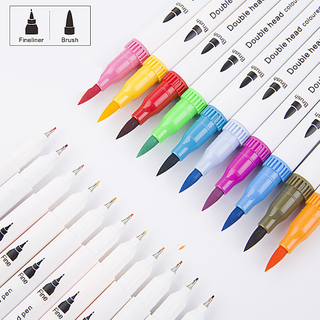  Profesional Non-Toxic 24 Colors Custom Draw For Rock Painting Art Colour Sketch Kid Permanent Acrylic Paint Marker Pens Set