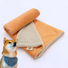 100% Polyester 31 Colors Sherpa Material Cozy Pet Dog Blanket