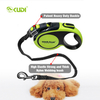 Custom Heavy Duty Extra Bungee Extendable Pet Reflective Nylon Walking Retractable Dog Leash For Large Medium Small Breeds