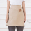 Summer Apron Canvas Waterproof Half Apron Waiter Uniform with Pocket for Waitress Or Baking Mats 8 Colors Size 53*65cm