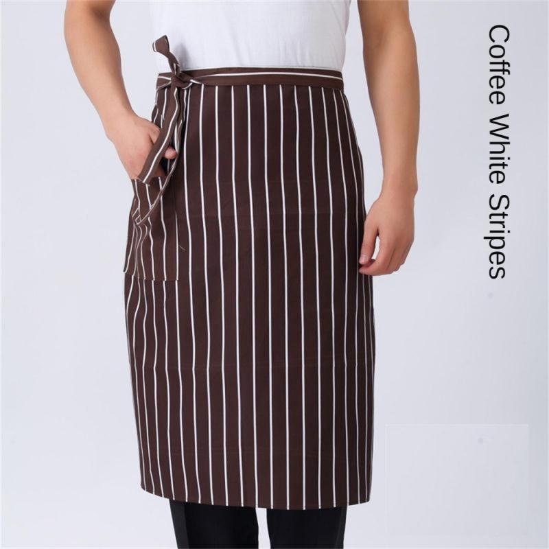 Chef Apron Special Kitchen Men's Hotel Restaurant Restaurant Back Kitchen Half-length Short Apron Household Cleaning