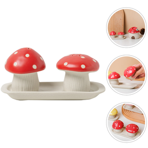 Home Essentials for New Spice Jar Chili Seasoning Mushroom Salt And Pepper Shaker