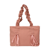 Women's Fabric Bag Exquisite And Versatile Underarm Bag, New Fashionable Simple Pleated Tote Bag, Casual Shoulder Bag