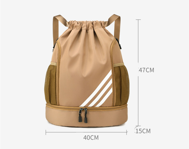 Women's Gym Bag Travel Weekend School Rucksack Basketball Training And Exercise Fitness Bolsas Shoe Pocket Men's Sport Backpack