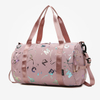 Gym Yoga Sport Dance Bag For Girl Boy Graffiti Letters Printing Travel Fitness Dry Wet Waterproof Crossbody Deffle Bag