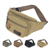 Chest Bag Canvas Waist Bag Women Men's Belt Bag Fashion Bag Travel Purse Bag for Phone Pouch Pocket Hip Bag Waist Pack Male