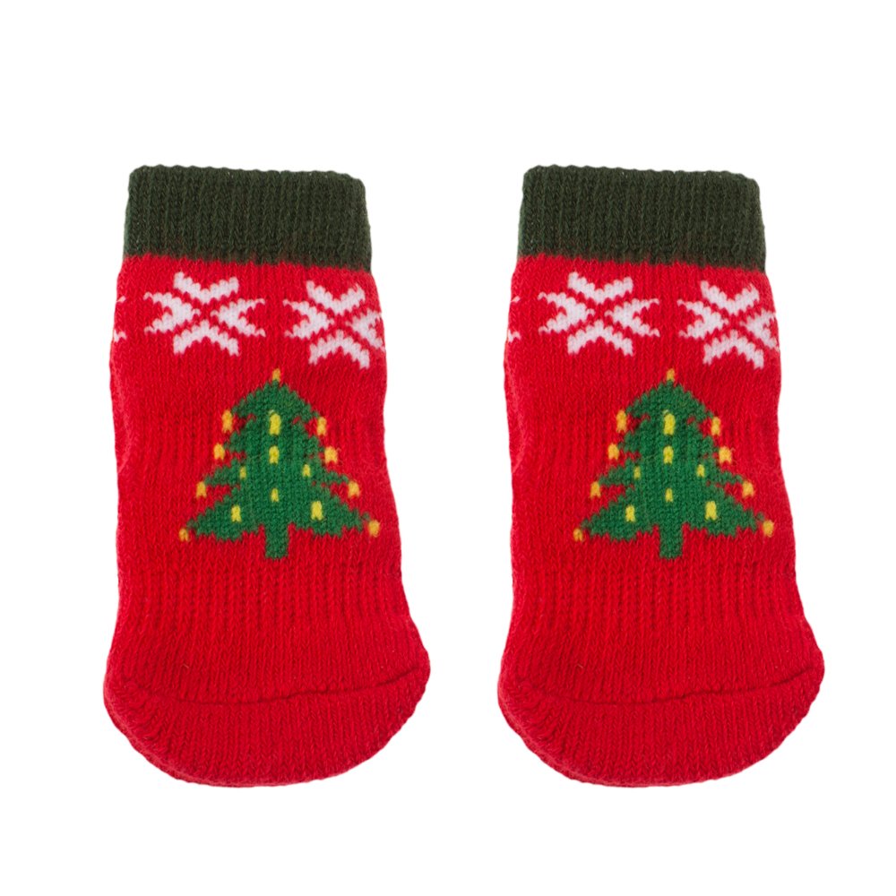Wholesale High Quality Lovely Comfortable Cute Warm Christmas Dog Or Cat Socks Pet Socks
