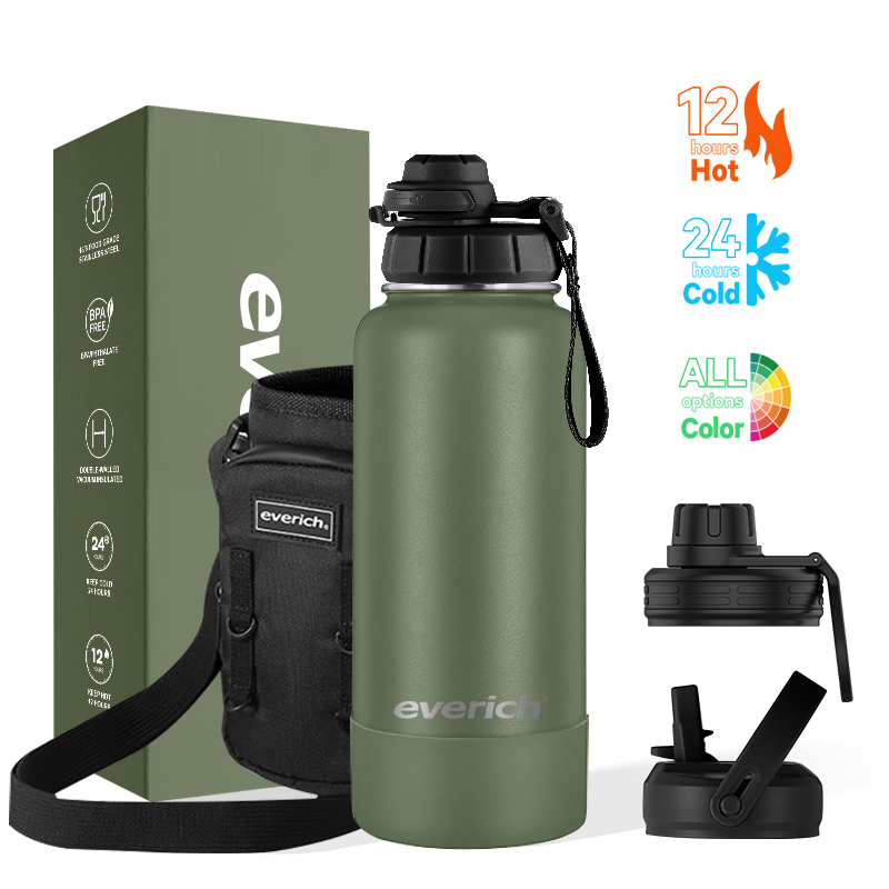 32oz Hot Sale Stainless Steel Vacuum Water Bottles Different Drinking Thermos with Lock Lid Eco-friendly Flask