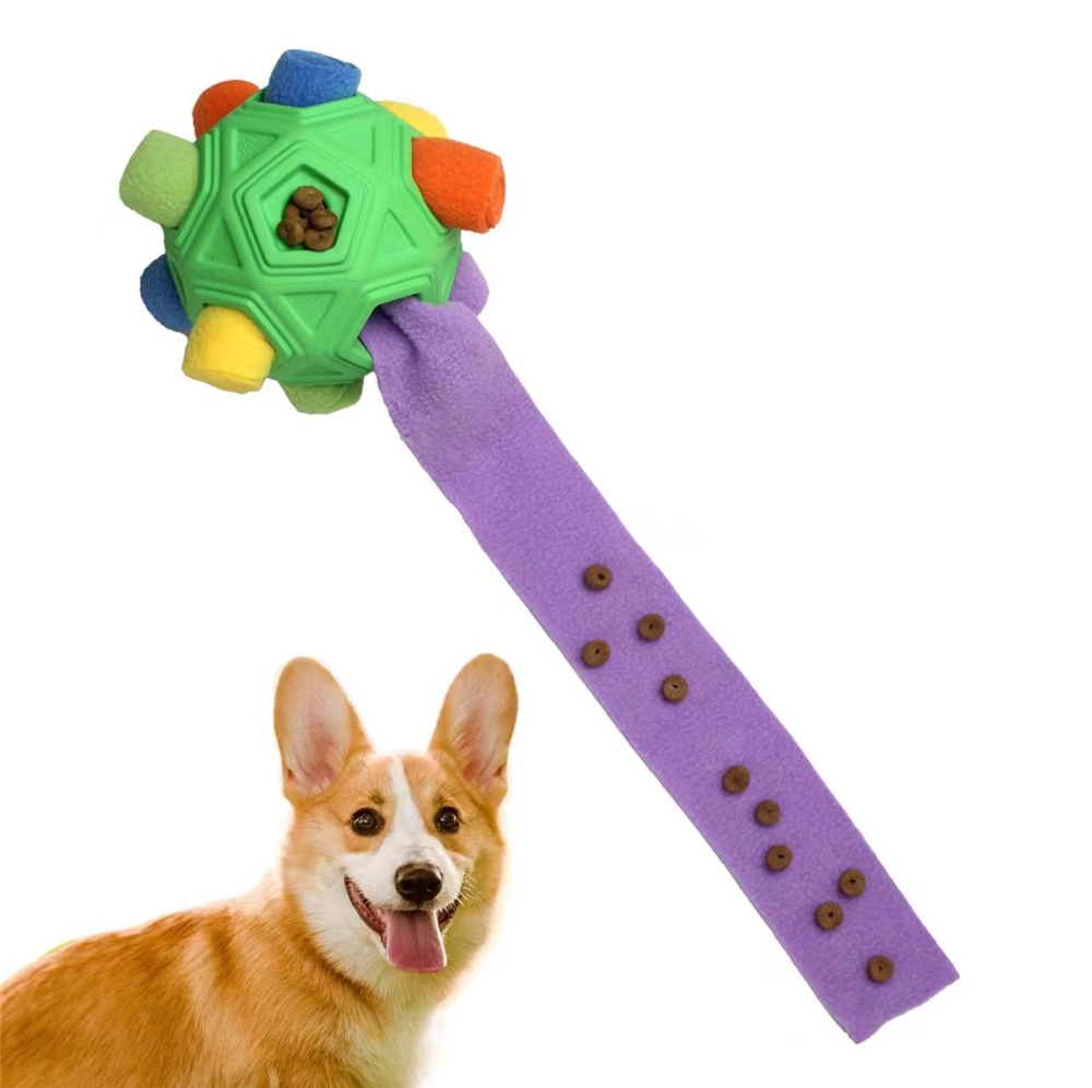 Factory Wholesale Interactive Pet Toys Dog Snuffle Toy Ball Slow Feed Food Dispenser Training Toy for Dogs