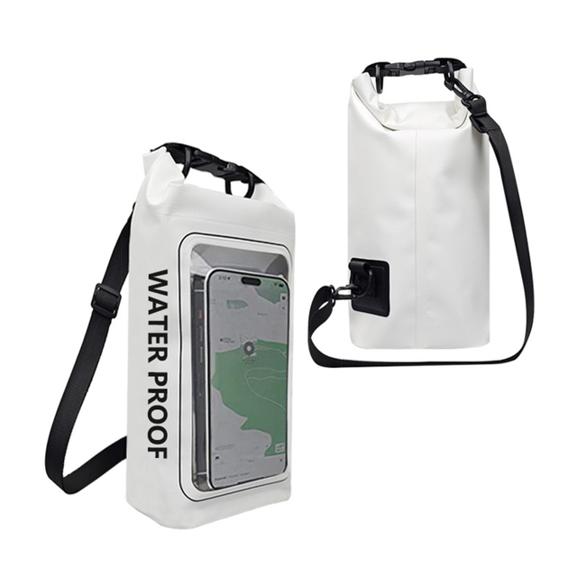 2L Swimming PVC Pack Dry Bag Touch Screen Outdoor Waterproof Shoulder Kayak Bags Trekking Drifting Rafting Surfing Boating Bag