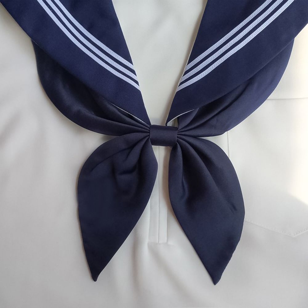 School Costume Ribbon Tie College Style Sailor Neck Ladies Bow Tie Classic Shirts Neck Ties JK Satin Girls Suits Accessories