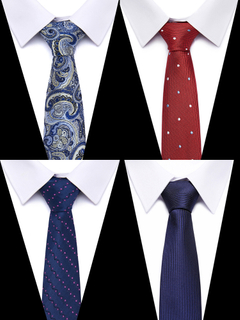 Brand 100% Silk New Men's Tie 7.5cm Blue Necktie Green & Orange Silk Gravatas For Men Paisley Floral Fit Wedding Workplace Slim