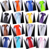 Mans Accessories Slim Skinny Tie for Men Jacquard Woven Solid Champagne Orange Red Purple Blue Ties Wedding Necktie Corbatas Par