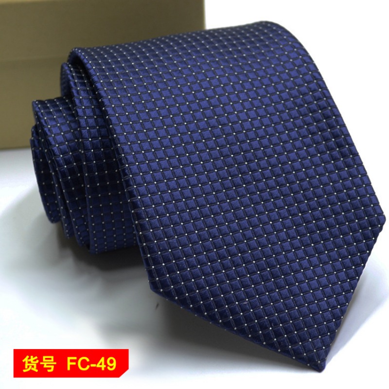 Men's Ties Solid Color Stripe Flower Floral 8cm Jacquard Necktie Accessories Daily Wear Cravat Wedding Party Gift