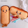 Item Name: Pencil Case Material: Plush Features: Smooth Zipper, Large Capacity, Cartoon, Portable Size Details: 20cm X 9cm X 8cm/7.87" X 3.54" X 3.15"(Approx.)