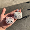 Plush Keychains Sanrio Creative Embroidered Pendant Schoolbag Keyrings Backpacks Decoration Christmas Gift for Friend