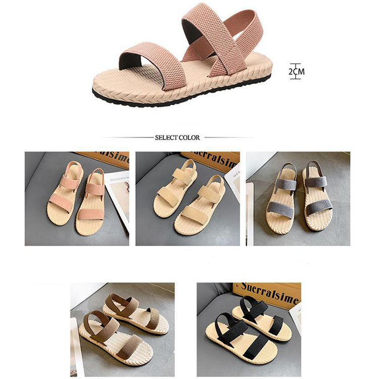 Factory Direct Supply Non-slip Sole Sport Slippers Casual Women Fashion Shoes Summer Walking Flat Beach Sandals For Hot Sale