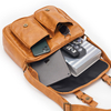 Fashion Japan Style Men's Messenger Bag Soft PU Leather Crossbody Messenger Bag Men Satchels Crossbody Bag Mens Shoulder Bags
