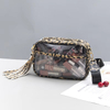 Hot Sell Custom Solid Color Outlined Rectangular Clear Messenger Bag Purse Waterproof PVC Stadium Crossbody Bag with Tassel