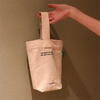 100Pcs/Lot Wholesale mini coffee canvas tote bag cotton shopping fashion bag Cotton handle bag