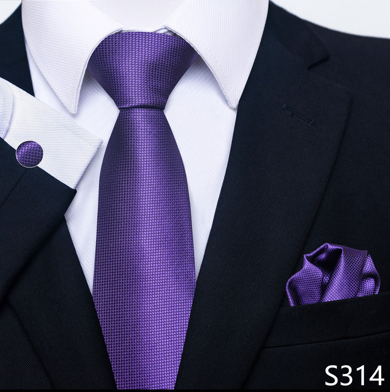 Brand 100% Silk Tie Pocket Squares Set Silk Necktie Set Fashion 65 Colors Holiday Gift Wedding Accessories Man Dot Fit Workplace