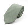 New Casual Solid Color Ties For Men Green Blue Pink Cotton Necktie Narrow Collar Slim Skinny Cravat Wedding Party Accessories