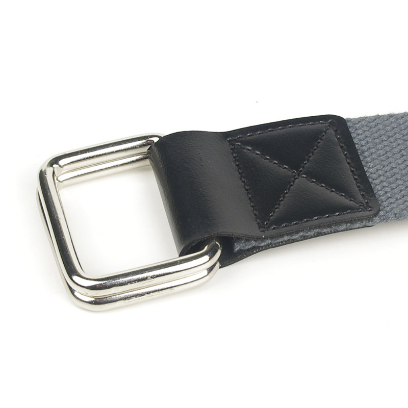  High-quality Fashion Casual Canvas Belt Women Double Loop Buckle Jeans Belt Male Female Young Student Decorative Belt for Men