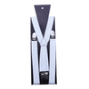 Suspenders Men Adjustable Elastic X Back Pants Women Suspender for Trousers 2.5CM Width 4 Clips Adjustable Elastic Back Braces