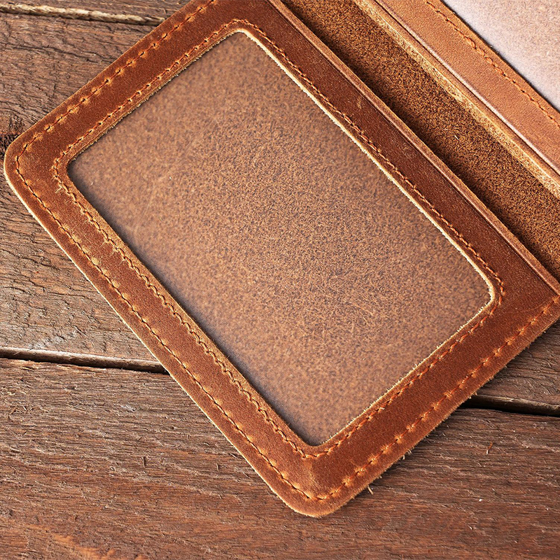 Driver License Card Holder Genuine Leather Cover for Car Driving Documents Business ID Credit Credentials Wallet for Women Men