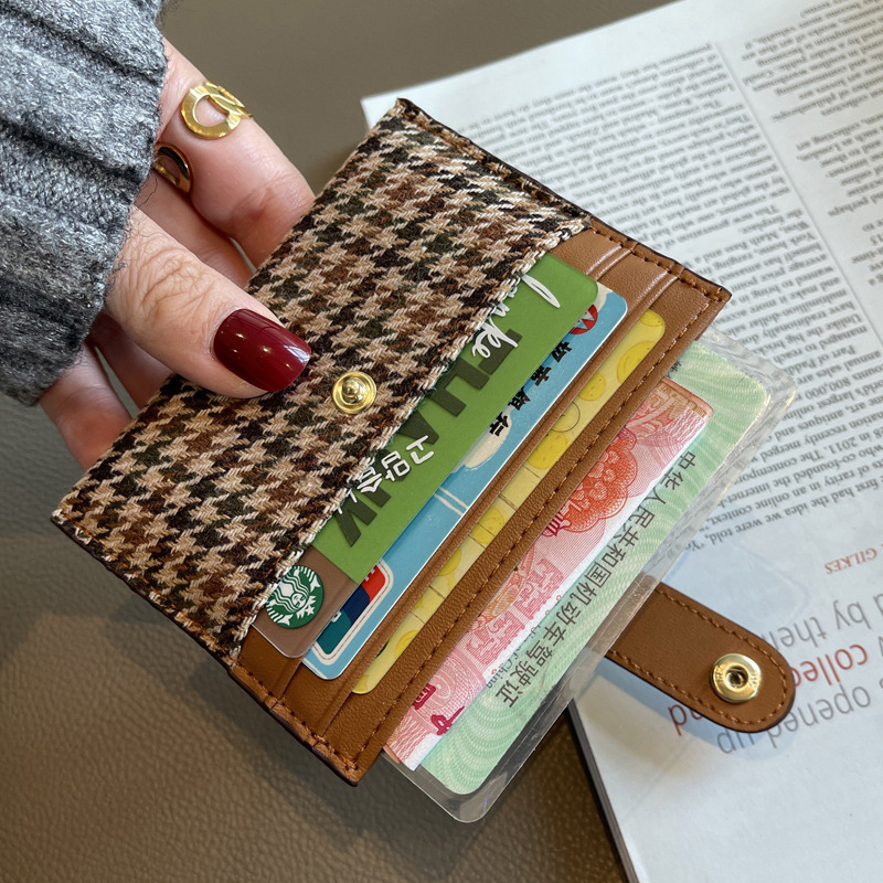 Card Bag Female Compact Ultra-thin Delicate High-end Ins Advanced Sense Niche Design One Piece Certificate Business Wear Fashion