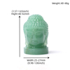  1PC Natural Crystal Stone Figure of Buddha Figurine Reiki Healing Stone Crafts Small Decoration Home Decor Present Souvenir