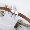 Thin Belt Women's Fashion Casual Accessories Luxury Design Girdle Korean Adjustable Metal Buckle Leather Women Waist Belt